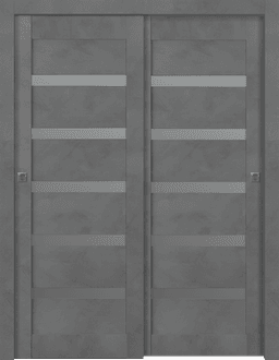 AVON 07-04 VETRO DARK URBAN BYPASS BELLDINNI MODERN INTERIOR DOOR - 1