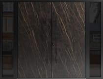 Double metal-aluminum modern exterior door Dekton 0118 - 3
