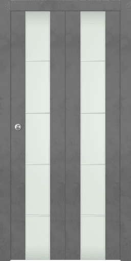 AVON 202 4H VETRO DARK URBAN BI-FOLD BELLDINNI MODERN INTERIOR DOOR - 1