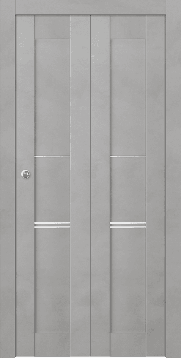 AVON 07 3H LIGHT URBAN BI-FOLD BELLDINNI MODERN INTERIOR DOOR - 1