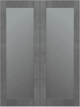 AVON 207 VETRO DARK URBAN DOUBLE BI-FOLD BELLDINNI MODERN INTERIOR DOOR - 2