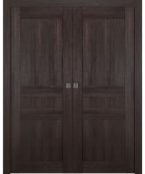 AVON 07 2R VERALINGA OAK DOUBLE POCKET DOORS BELLDINNI MODERN INTERIOR DOOR - 1