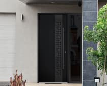 Single Modern Steel Exterior Door Deux 6078 - 8