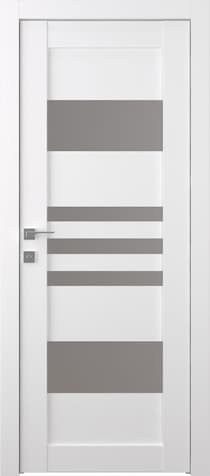LETI VETRO BIANCO NOBLE SWING BELLDINNI MODERN INTERIOR DOOR - 1