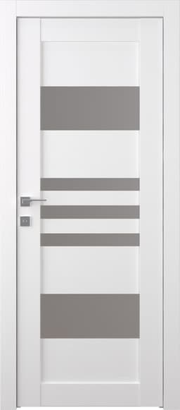 LETI VETRO BIANCO NOBLE SWING BELLDINNI MODERN INTERIOR DOOR - 1