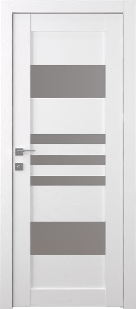 LETI VETRO BIANCO NOBLE SWING BELLDINNI MODERN INTERIOR DOOR - 1