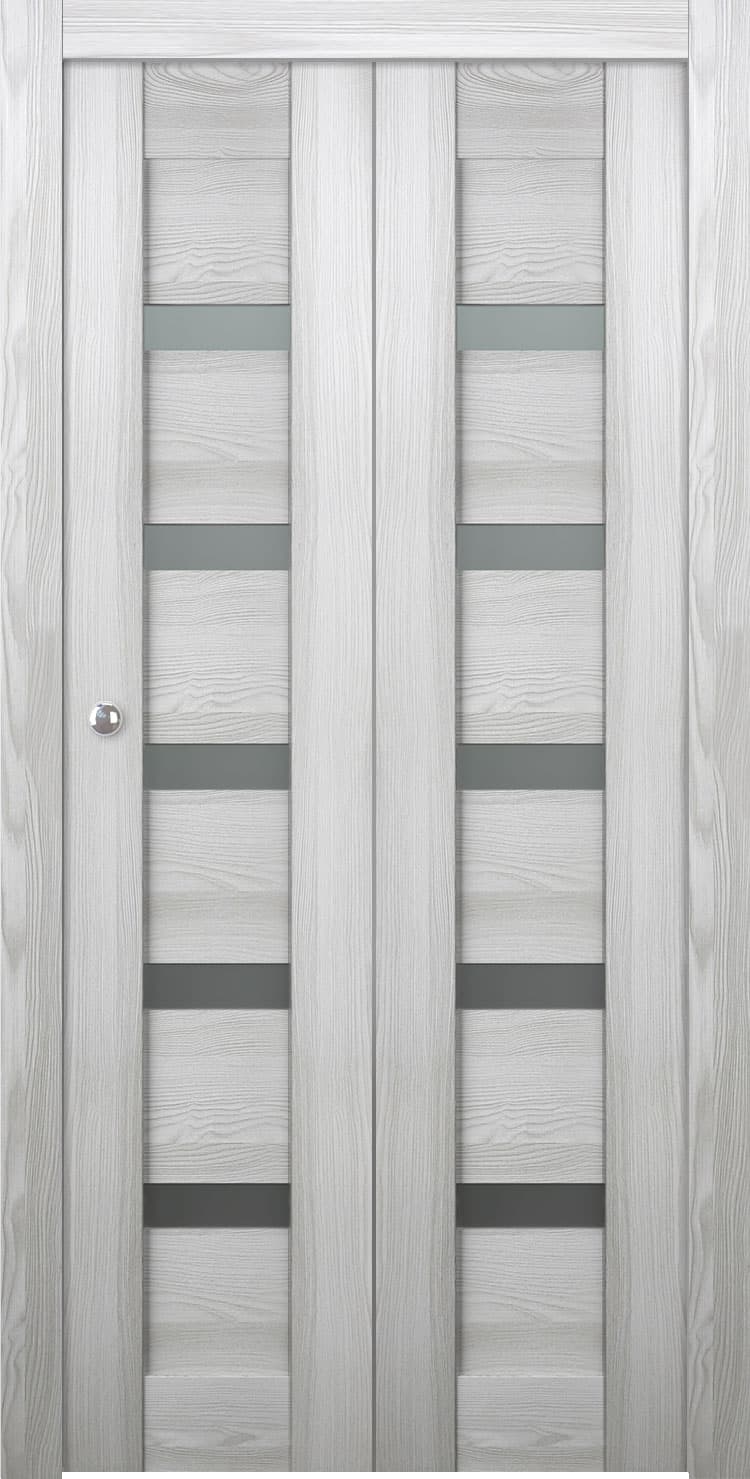 AVON 07-04 VETRO RIBEIRA ASH BI-FOLD BELLDINNI MODERN INTERIOR DOOR - 1