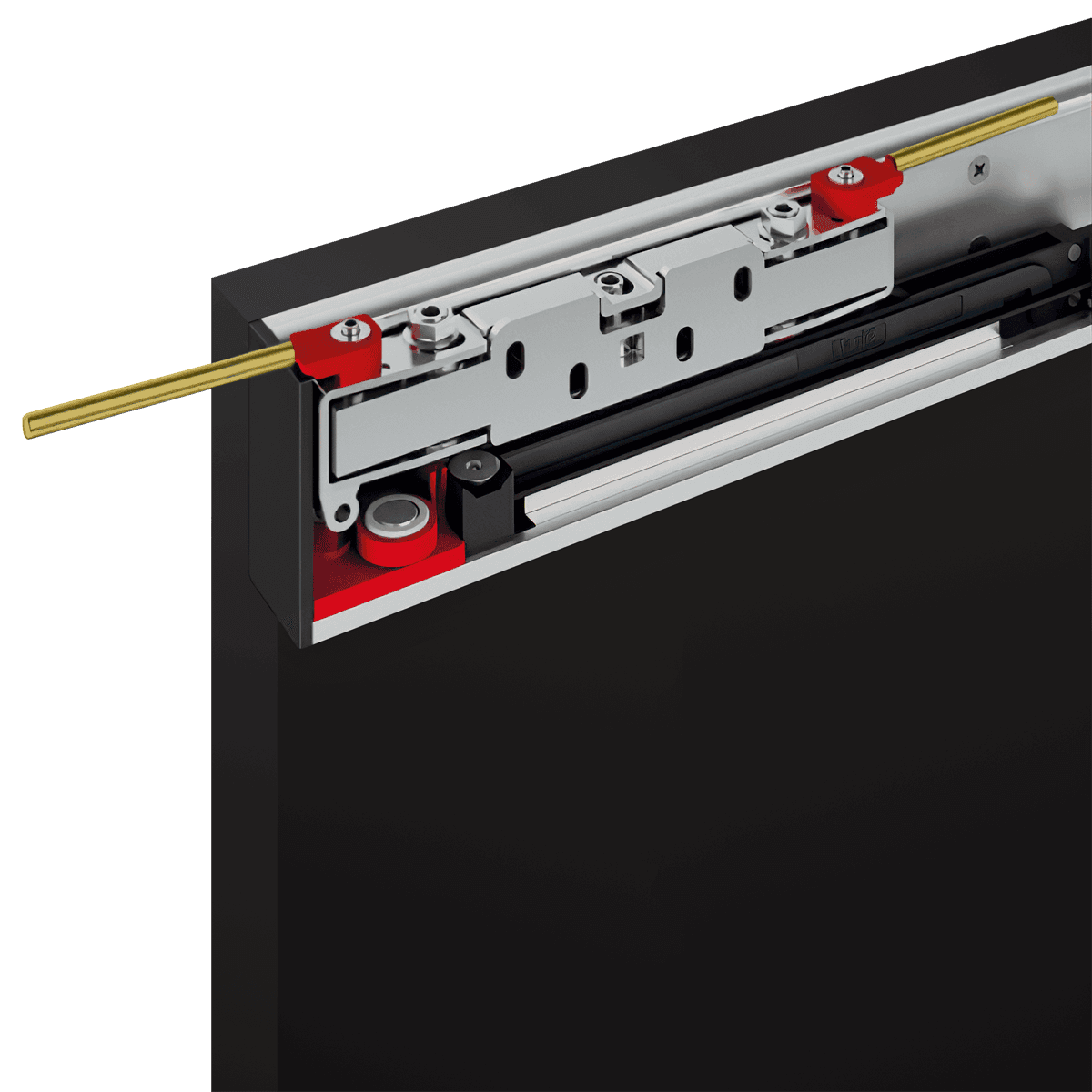 AVANTI 2V BLACK APRICOT DOUBLE MAGIC BELLDINNI MODERN INTERIOR DOOR - 3