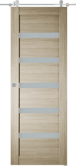 LEORA VETRO SHAMBOR BARN BELLDINNI MODERN INTERIOR DOOR - 1
