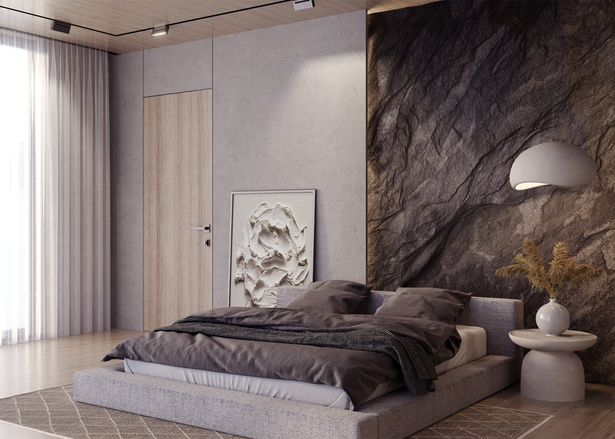 OPTIMA SHAMBOR INVISIBLE METAL FRAME BELLDINNI MODERN INTERIOR DOOR - 2