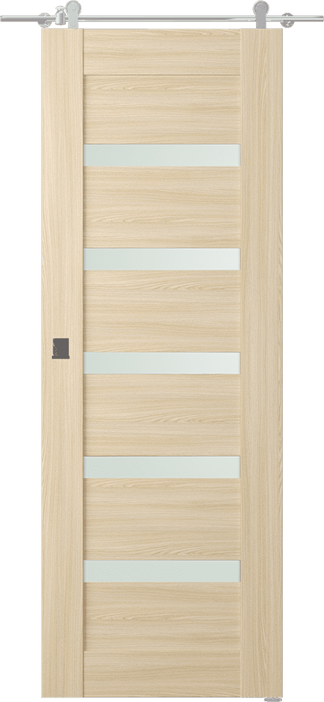 AVON 07-04 VETRO LOIRE ASH BARN DOORS BELLDINNI MODERN INTERIOR DOOR - 1