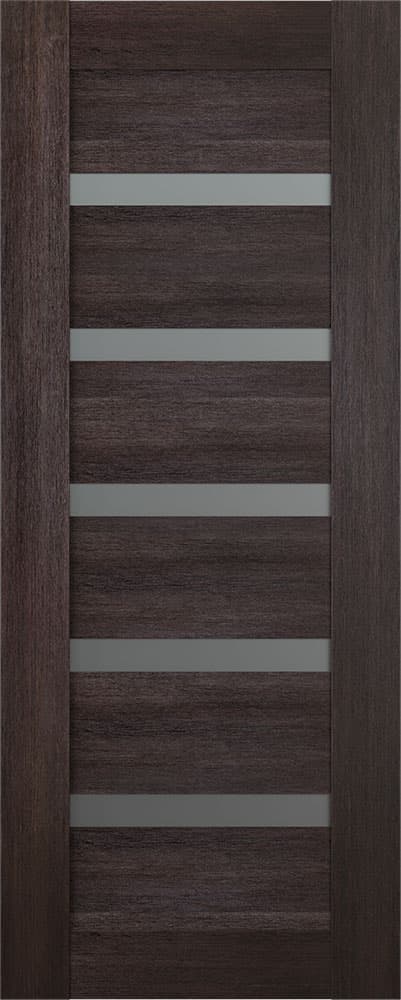 AVON 07-04 VETRO VERALINGA OAK SLAB BELLDINNI MODERN INTERIOR DOOR - 1