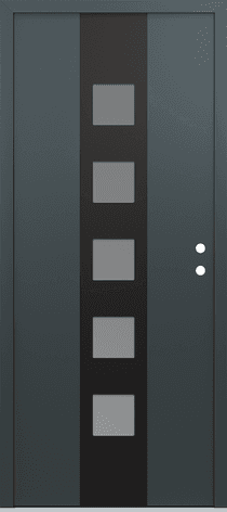 Modern Steel Front Door Diamond A13 - 2
