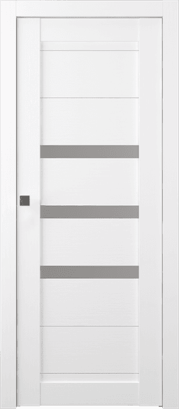 DORA VETRO BIANCO NOBLE POCKET BELLDINNI MODERN INTERIOR DOOR - 1