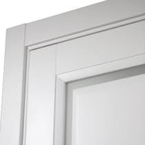 AURUM 1 VETRO POLAR WHITE SWING BELLDINNI MODERN INTERIOR DOOR - 3