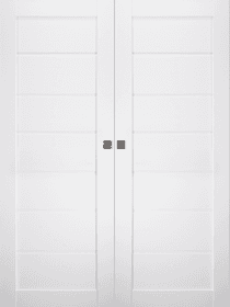 ALDA BIANCO NOBLE DOUBLE MAGIC BELLDINNI MODERN INTERIOR DOOR - 1