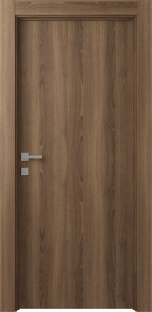 OPTIMA PECAN NUTWOOD SWING DOORS BELLDINNI MODERN INTERIOR DOOR