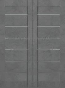  AVON 07-02 VETRO DARK URBAN BYPASS BELLDINNI MODERN INTERIOR DOOR - 2