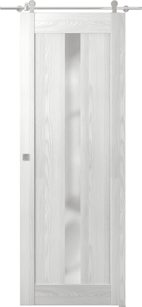 AVON 101 VETRO RIBEIRA ASH BARN DOORS BELLDINNI MODERN INTERIOR DOOR - 1