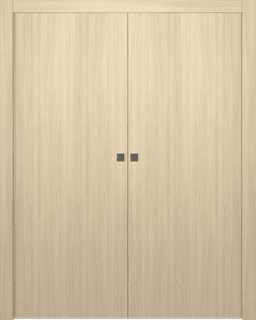 OPTIMA LOIRE ASH DOUBLE POCKET DOORS BELLDINNI MODERN INTERIOR DOOR - 1
