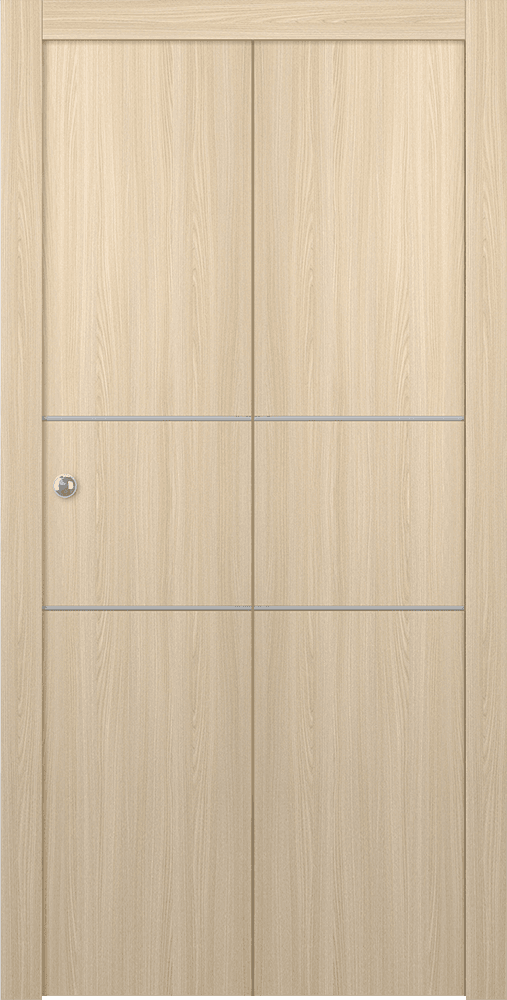 OPTIMA 2H LOIRE ASH BI-FOLD DOORS BELLDINNI MODERN INTERIOR DOOR - 1