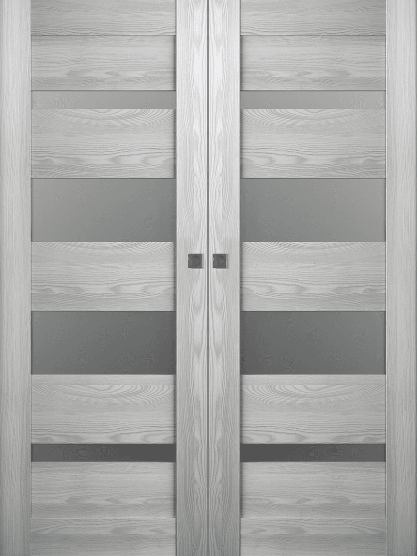 AVON 07-01 VETRO RIBEIRA ASH DOUBLE MAGIC BELLDINNI MODERN INTERIOR DOOR - 1