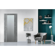 AVON 202 VETRO DARK URBAN BARN BELLDINNI MODERN INTERIOR DOOR - 3