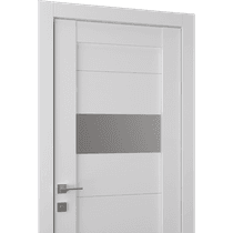 BERTA VETRO BIANCO NOBLE SWING BELLDINNI MODERN INTERIOR DOOR - 2