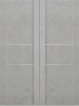 AVON 01 2H LIGHT URBAN DOUBLE BI-FOLD BELLDINNI MODERN INTERIOR DOOR - 2