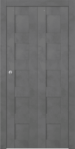 AVON 07 4R DARK URBAN BI-FOLD BELLDINNI MODERN INTERIOR DOOR - 1