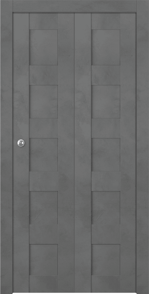 AVON 07 4R DARK URBAN BI-FOLD BELLDINNI MODERN INTERIOR DOOR - 1