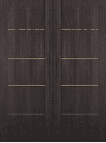 AVON 01 4H GOLD VERALINGA OAK DOUBLE BI-FOLD BELLDINNI MODERN INTERIOR DOOR - 2