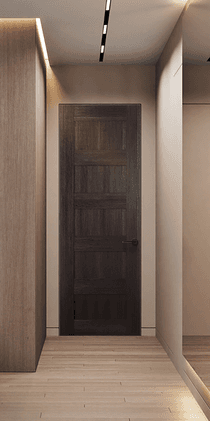 AVON 07 4R VERALINGA OAK DOUBLE INVISIBLE METAL FRAME BELLDINNI MODERN INTERIOR DOOR - 2