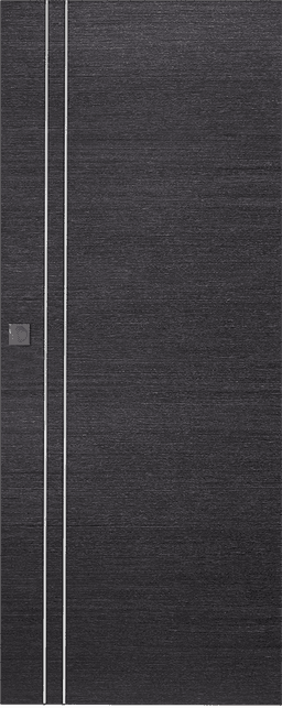 AVANTI 2V BLACK APRICOT DOUBLE MAGIC BELLDINNI MODERN INTERIOR DOOR - 1