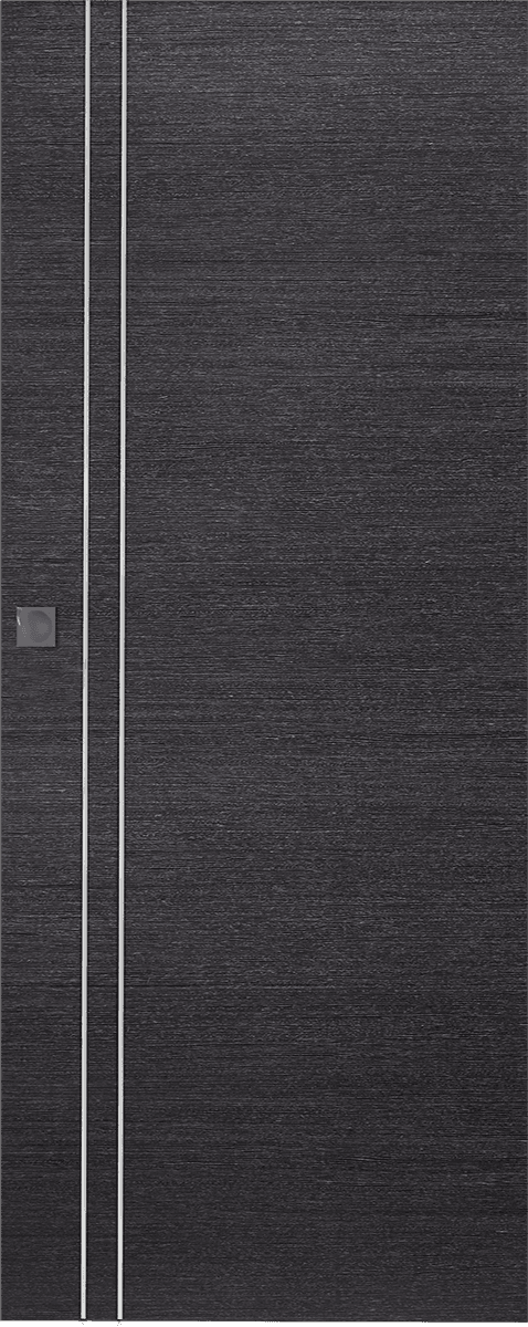 AVANTI 2V BLACK APRICOT DOUBLE MAGIC BELLDINNI MODERN INTERIOR DOOR - 1