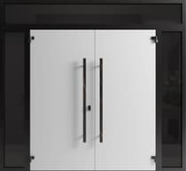 Double metal-aluminum modern exterior door Dekton 0118 - 7