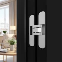 AVON 8 LITE VETRO BLACK MATTE DOUBLE BELLDINNI MODERN INTERIOR DOOR - 3