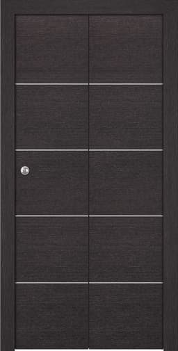 AVANTI 4H BLACK APRICOT BI-FOLD BELLDINNI MODERN INTERIOR DOOR - 1