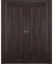 AVON 07 VERALINGA OAK DOUBLE POCKET BELLDINNI MODERN INTERIOR DOOR - 1