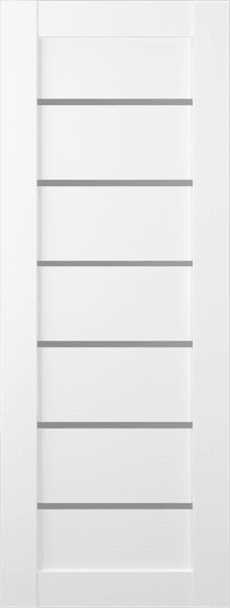 ALBA BIANCO NOBLE SLAB BELLDINNI MODERN INTERIOR DOOR - 1