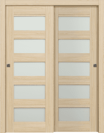AVON 07-07 VETRO LOIRE ASH BYPASS DOORS BELLDINNI MODERN INTERIOR DOOR - 1