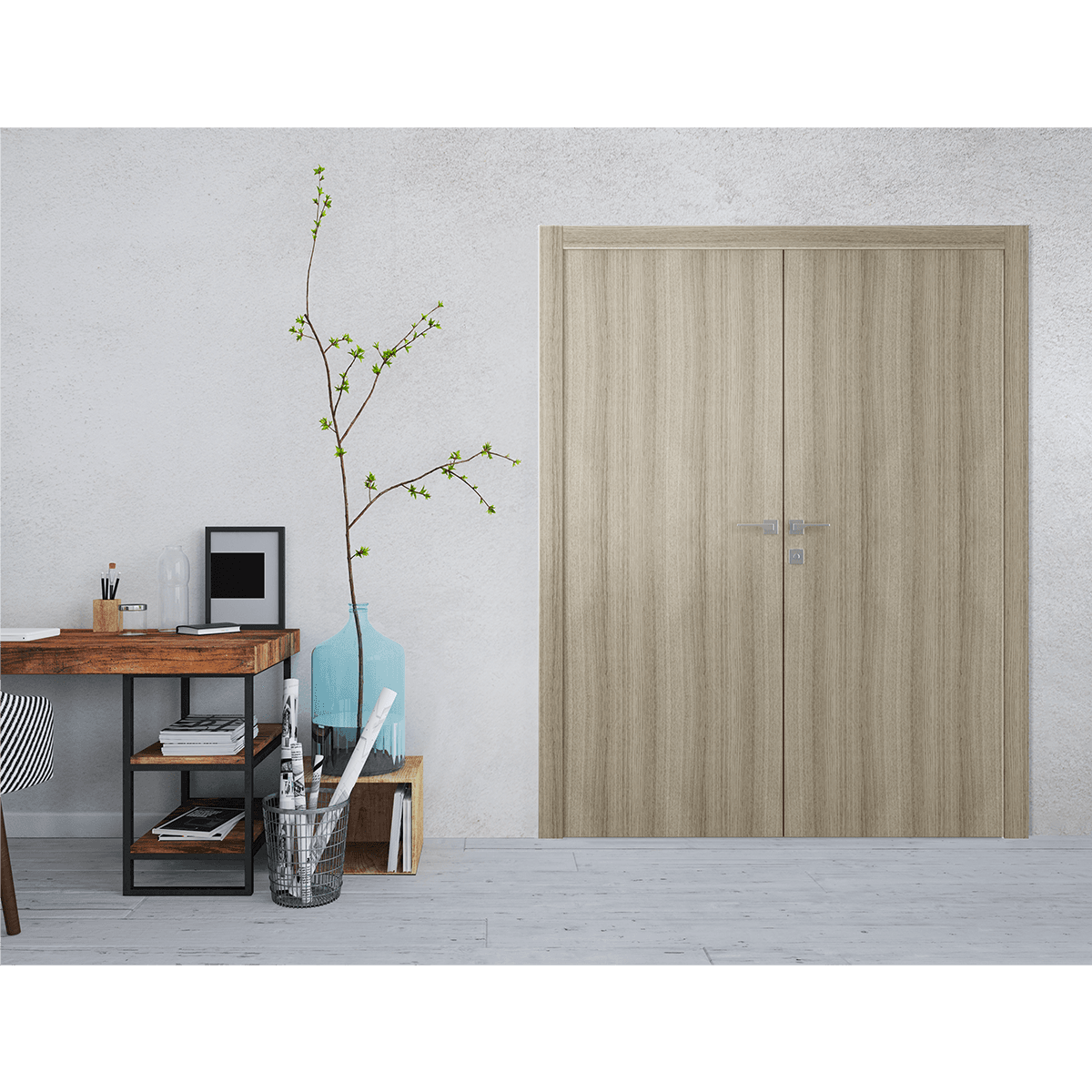 OPTIMA SHAMBOR DOUBLE BELLDINNI MODERN INTERIOR DOOR - 2