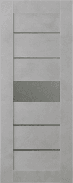 AVON 07-06 VETRO LIGHT URBAN SLAB BELLDINNI MODERN INTERIOR DOOR - 1