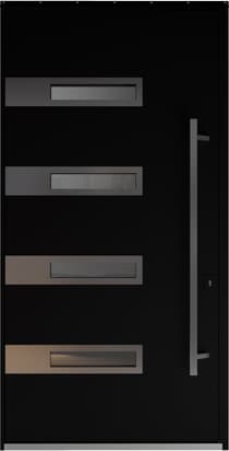 Single pivot metal-aluminum modern exterior door Axis 1131 - 1