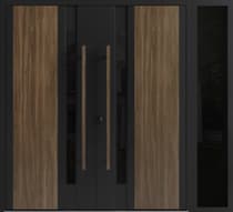 Double metal-aluminum modern exterior door Dekton 0163 - 2