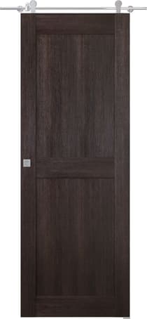 AVON 07 RN VERALINGA OAK DOUBLE BARN BELLDINNI MODERN INTERIOR DOOR - 1