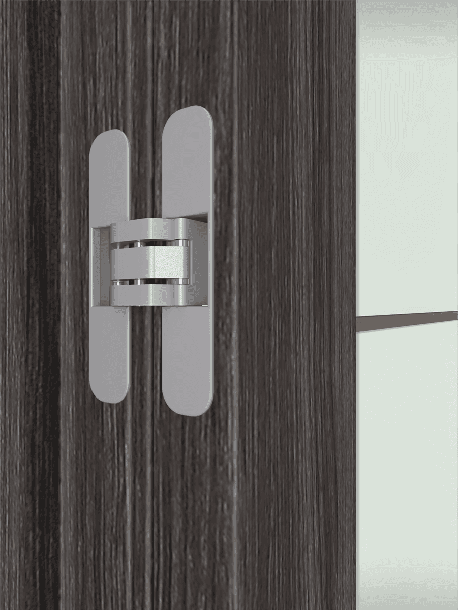 PALLADIO 202 4H GOLD STRIPS VETRO GRAY OAK DOUBLE DOORS BELLDINNI MODERN INTERIOR DOOR - 3