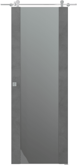 AVON 202 VETRO DARK URBAN DOUBLE BARN BELLDINNI MODERN INTERIOR DOOR - 1