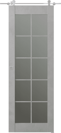 AVON 10 LITE VETRO LIGHT URBAN BARN BELLDINNI MODERN INTERIOR DOOR - 1