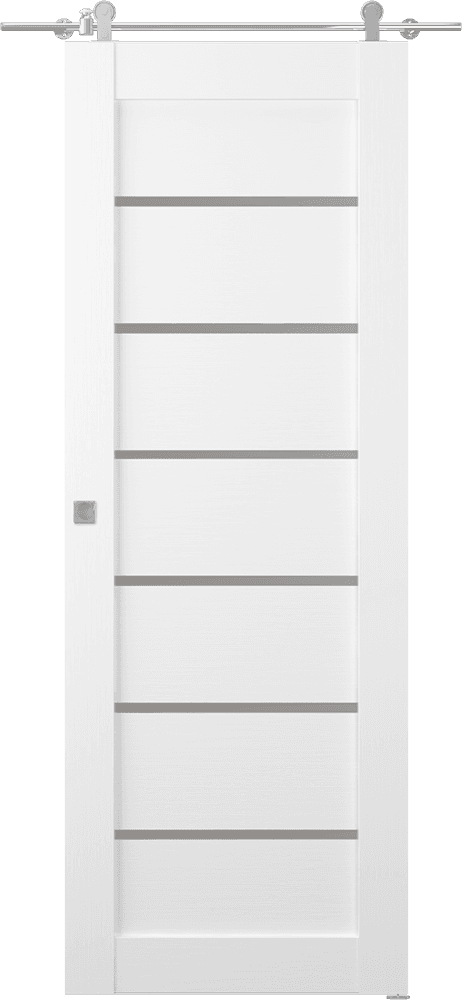 ALBA BIANCO NOBLE BARN BELLDINNI MODERN INTERIOR DOOR